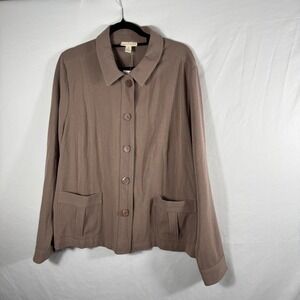 Appleseed's NWOT Women's Brown Blazer Sz 20